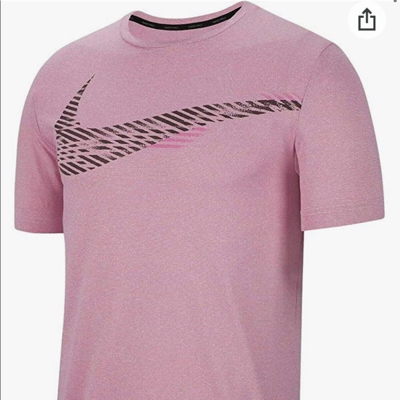 Nike Shirts Nike Mens Hyper Dry Pink Graphic Tee Poshmark